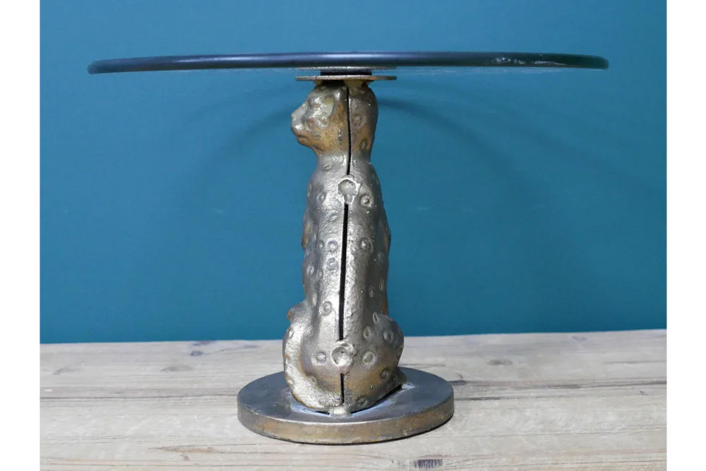 Small Leopard Side / Stand - 8056