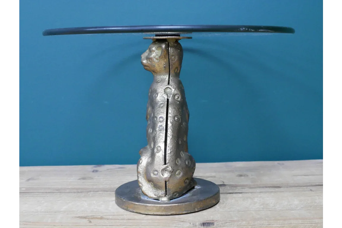 Small Leopard Side / Stand - 8056