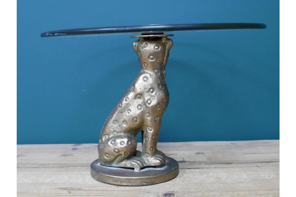 Small Leopard Side / Stand - 8056
