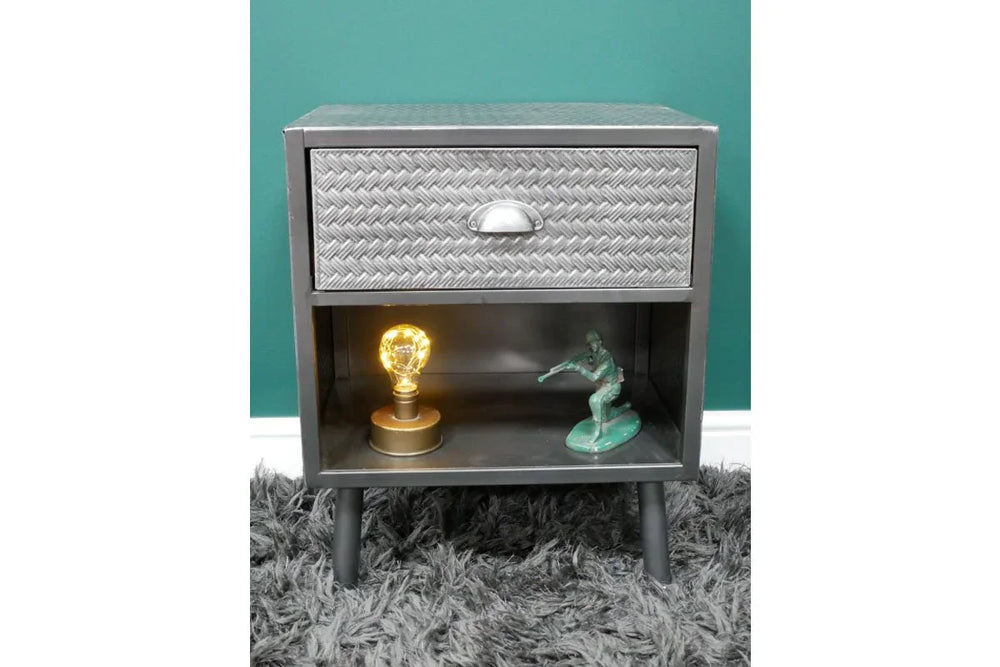 Industrial Bedside Cabinet