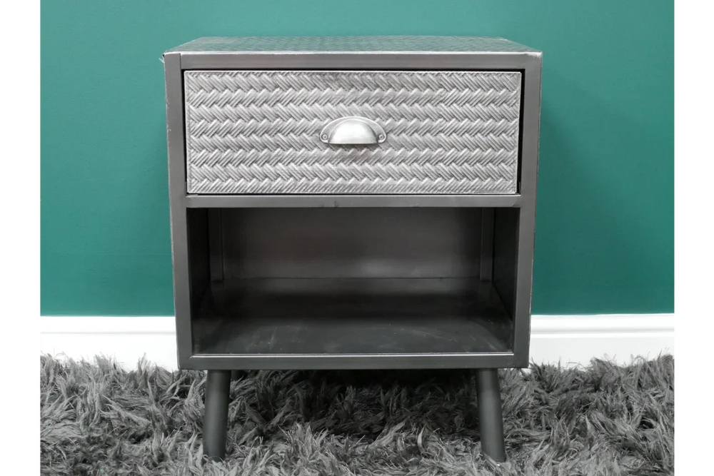 Industrial Bedside Cabinet - 8065