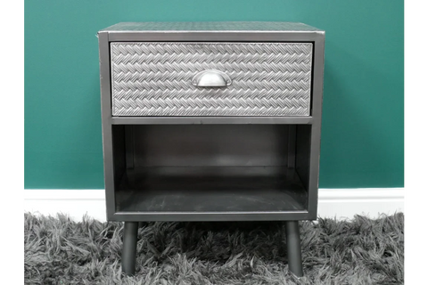Industrial Bedside Cabinet - 8065