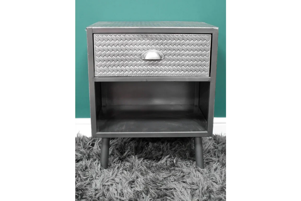 Industrial Bedside Cabinet - 8065