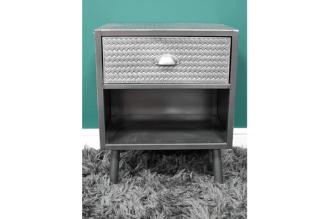 Industrial Bedside Cabinet - 8065