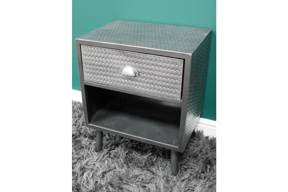 Industrial Bedside Cabinet - 8065