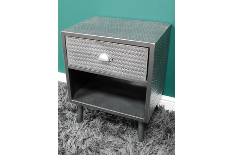 Industrial Bedside Cabinet - 8065