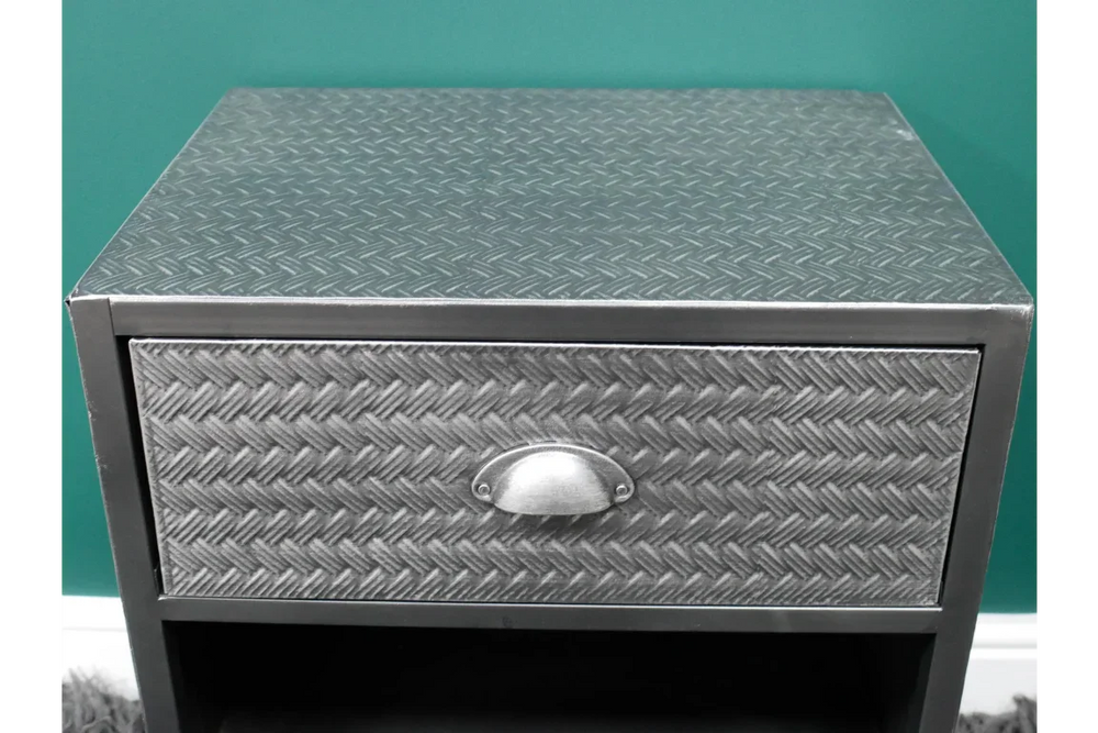 Industrial Bedside Cabinet - 8065