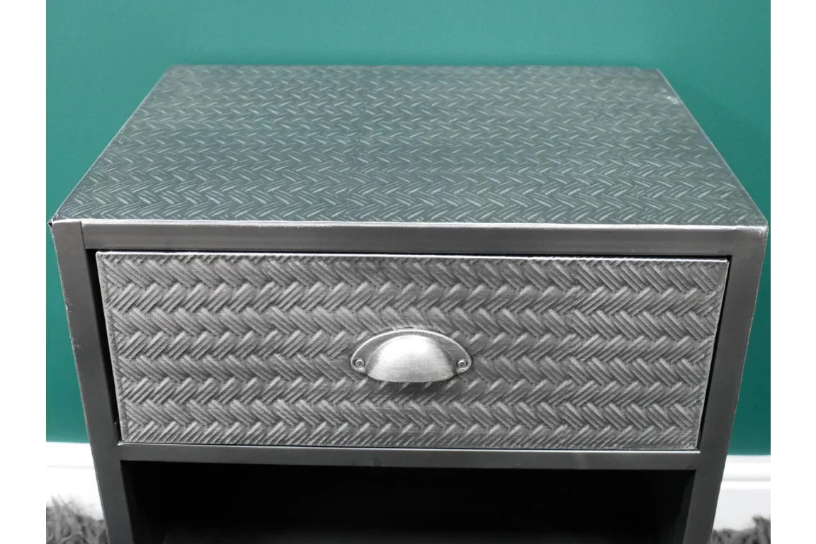 Industrial Bedside Cabinet - 8065