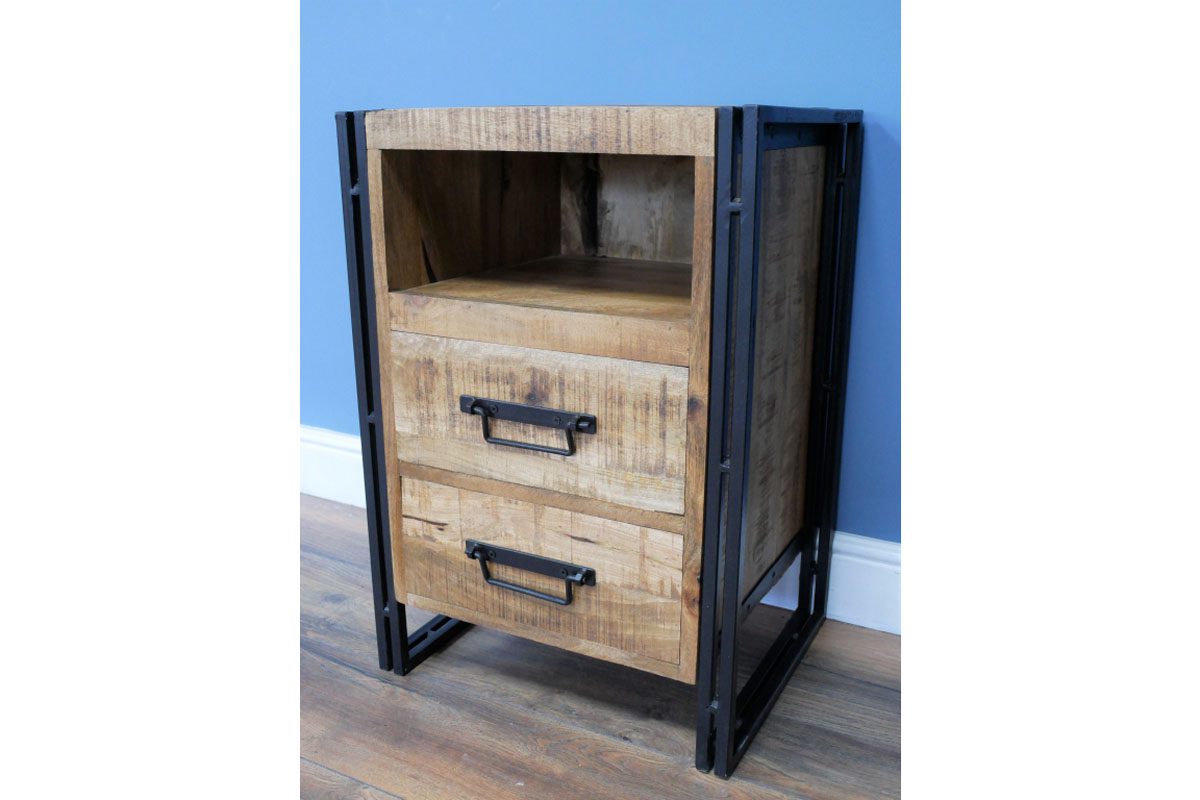 Industrial Bedside Cabinet