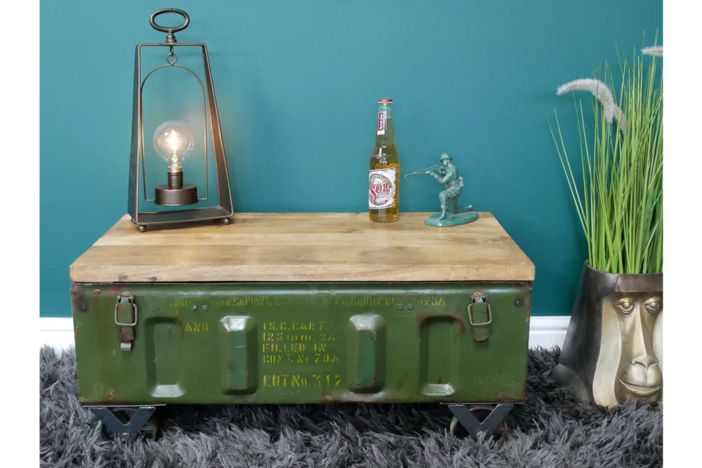 Military Coffee / Side Table - 8094