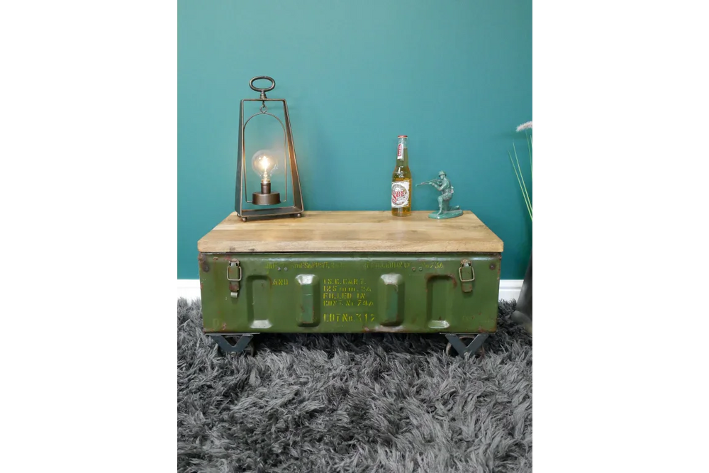 Military Coffee / Side Table - 8094