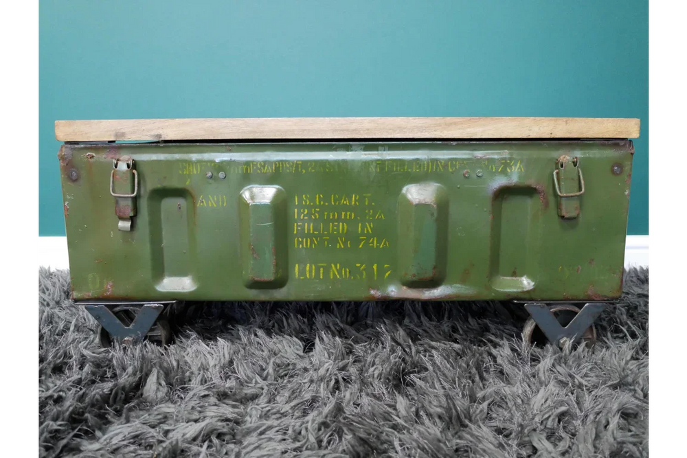 Military Coffee / Side Table - 8094