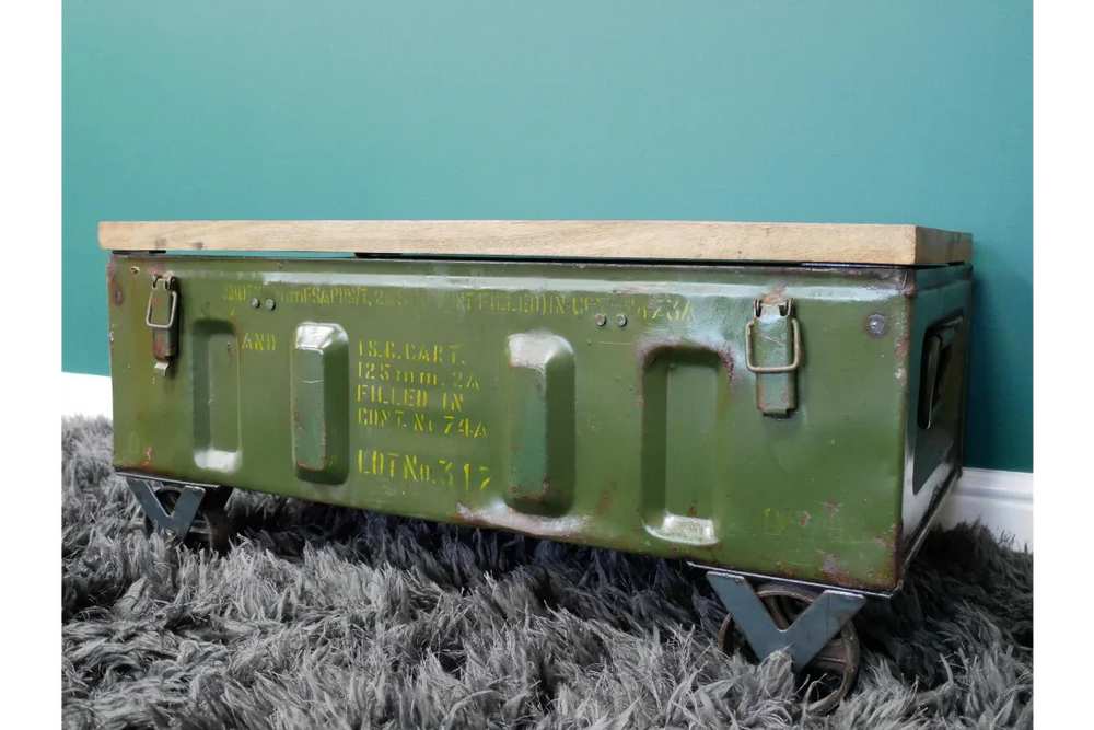 Military Coffee / Side Table - 8094