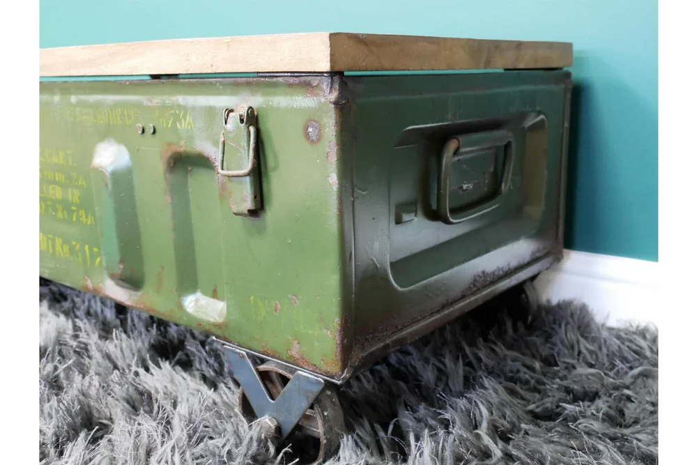 Military Coffee / Side Table - 8094