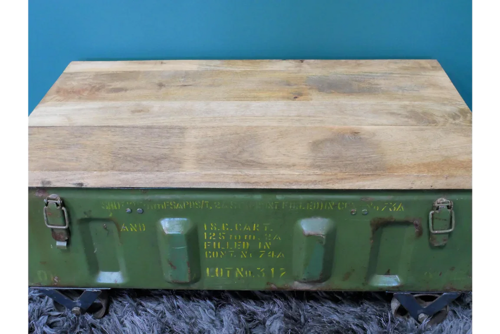 Military Coffee / Side Table - 8094