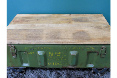Military Coffee / Side Table - 8094