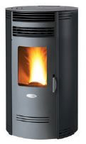 Pellet Stove Mod BIO 80Q Black (Round) -  - 105-763627