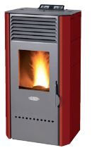 Pellet Stove Mod BIO 80 Bordeaux 7,.7kw -  - 105-423511