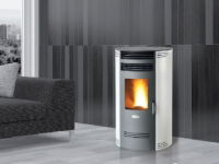 Pellet Stove Mod Bio 80Q White (Round) -  - 105-172599