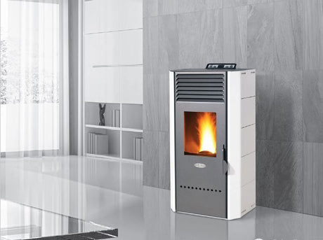 Pellet Stove Mod BIO 80 White 7.7kw -  - 105-120042