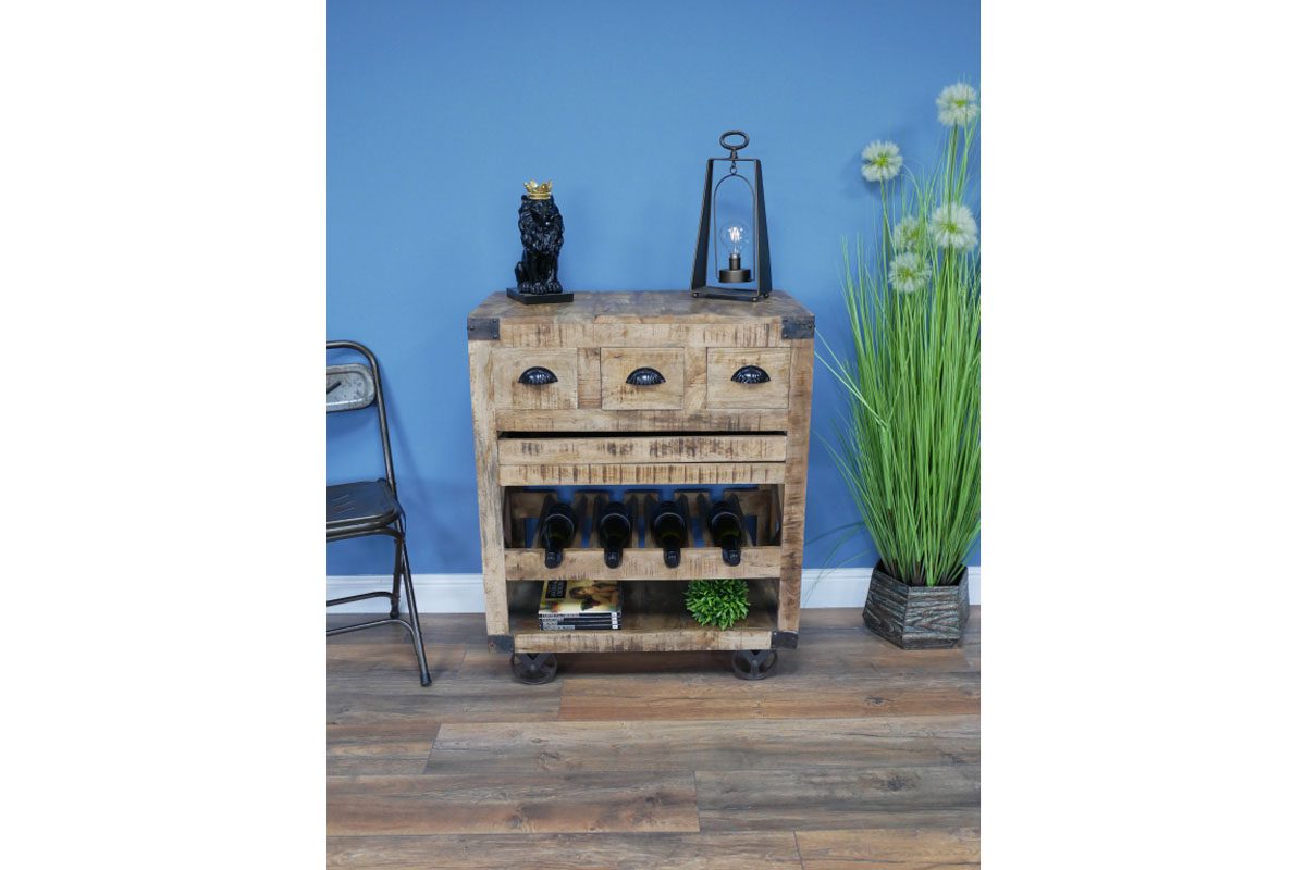 Industrial Wine Cabinet