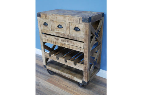 Industrial Wine Cabinet