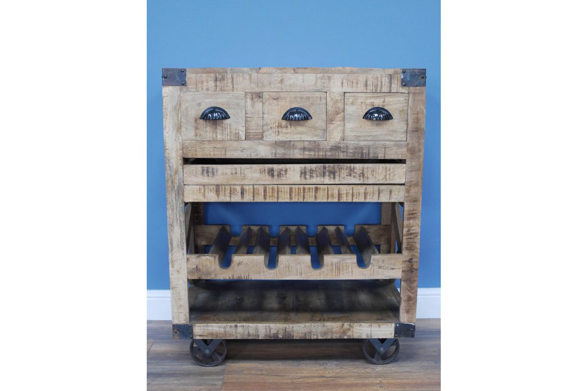 Industrial Wine Cabinet