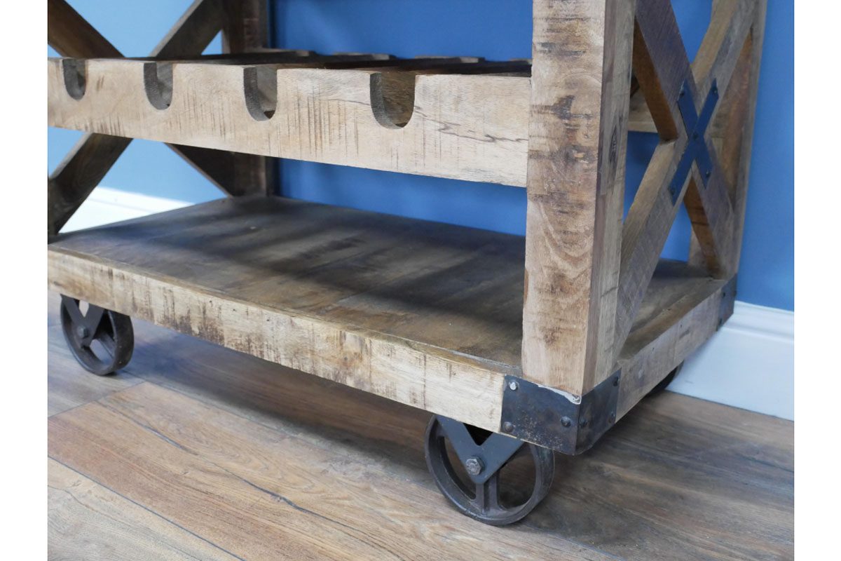 Industrial Wine Cabinet