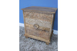 Carved Bedside Cabinet