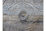 Carved Bedside Cabinet - 8154