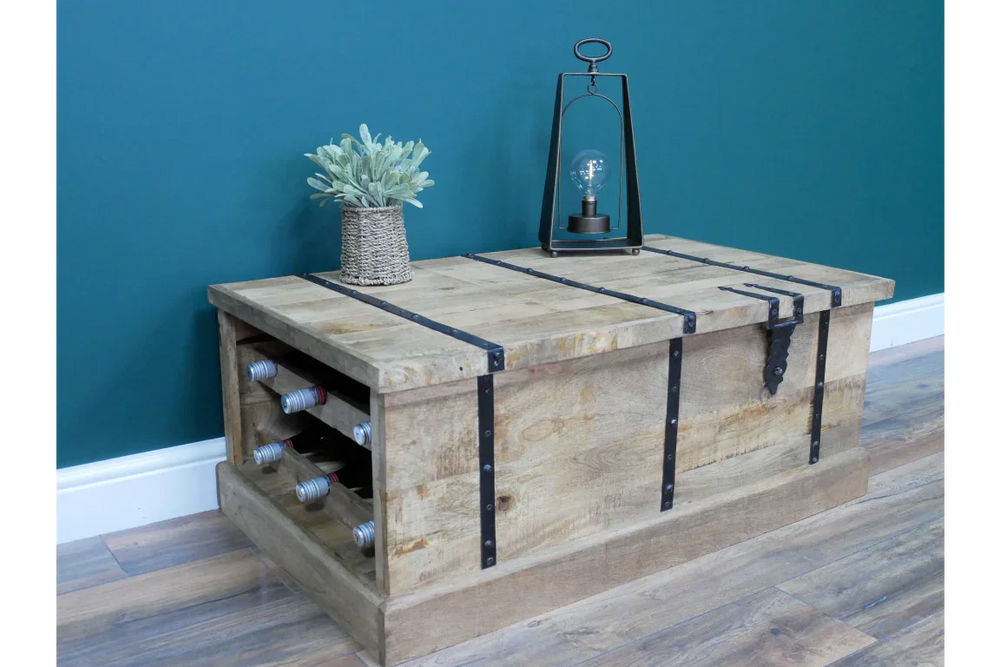 Trunk With Wine Bottle Storage - 8163