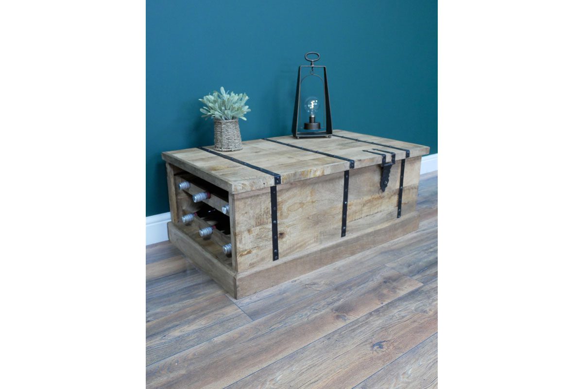 Trunk With Wine Bottle Storage