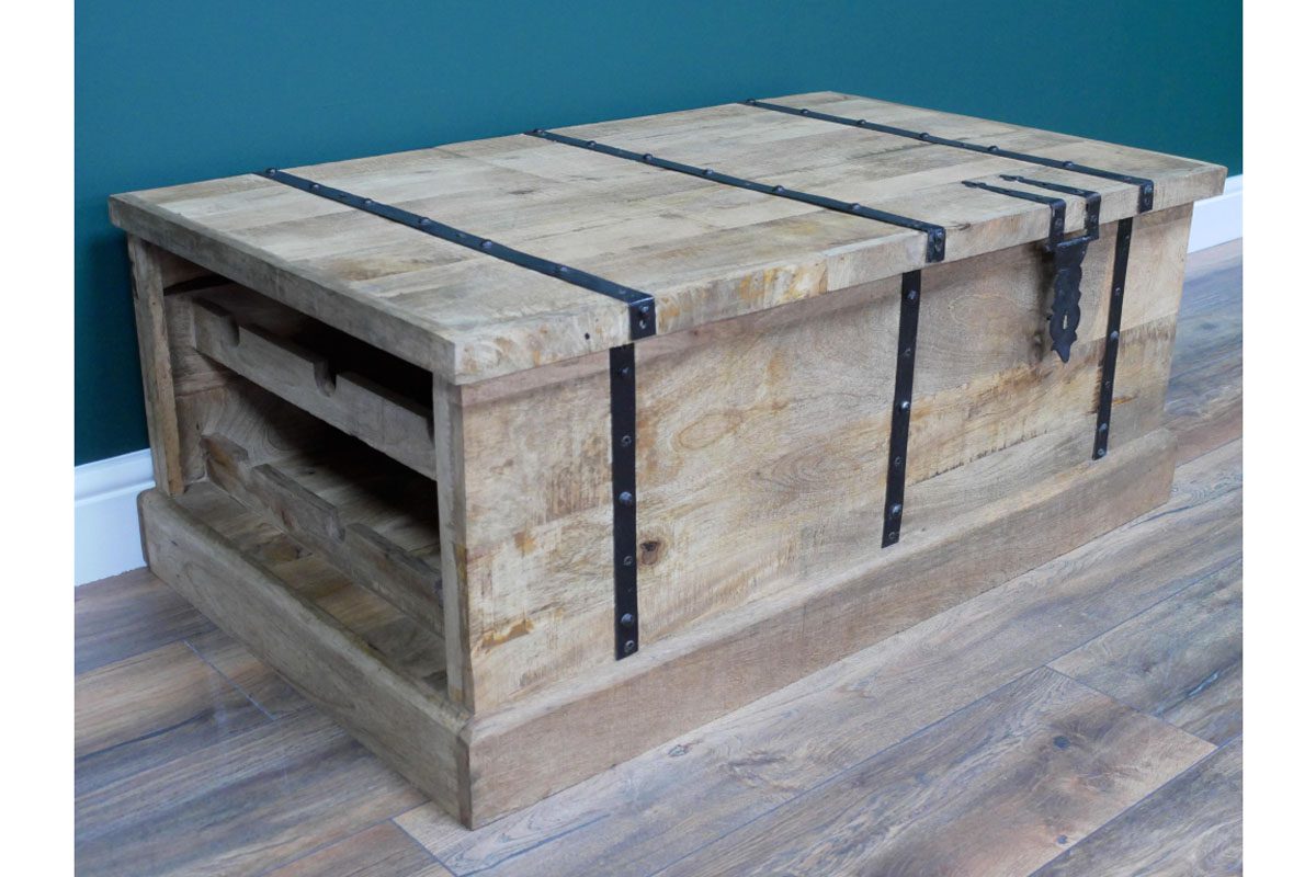 Trunk With Wine Bottle Storage