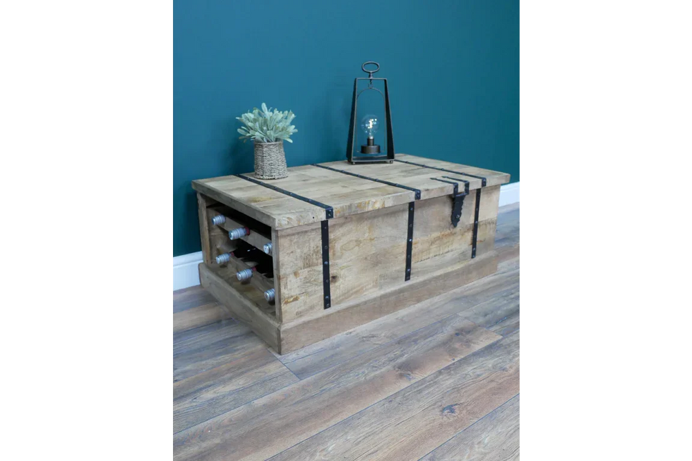 Trunk With Wine Bottle Storage - 8163