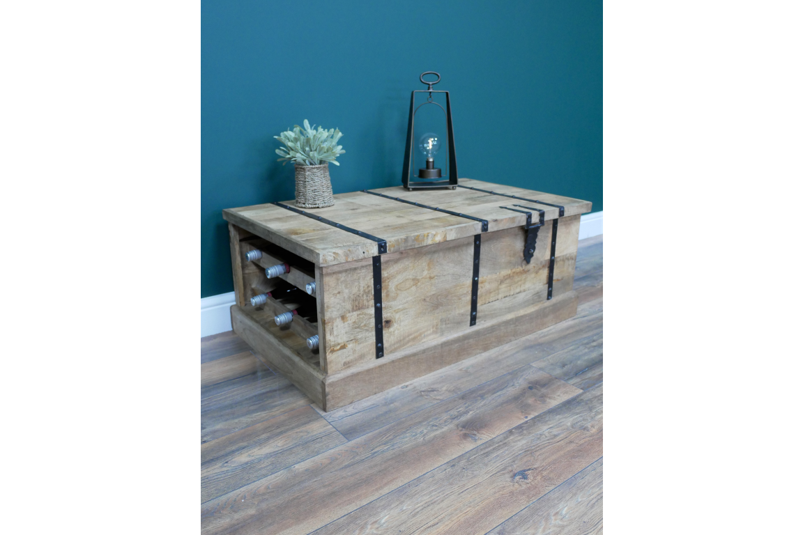 Trunk With Wine Bottle Storage - 8163