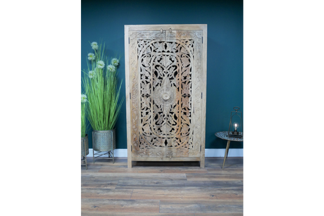Large Carved Cabinet - 8168