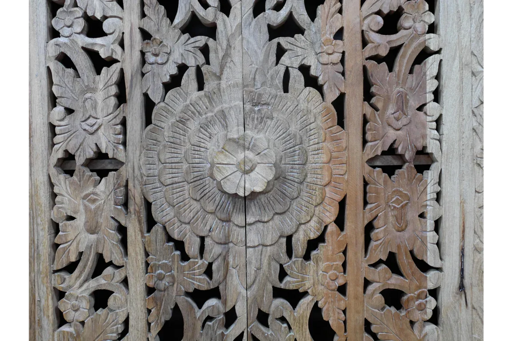 Large Carved Cabinet - 8168