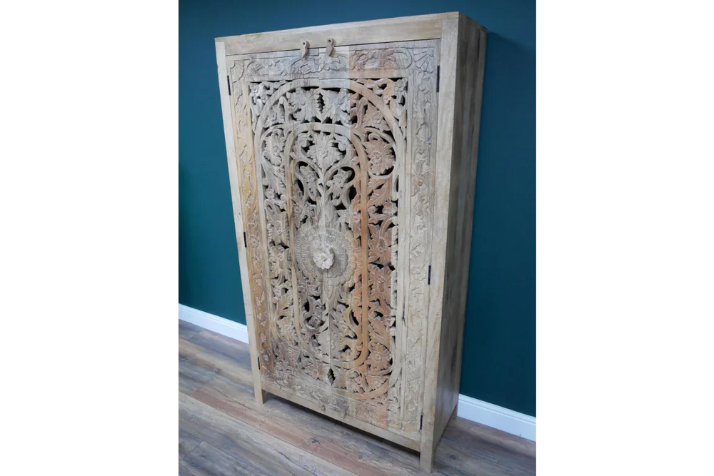 Large Carved Cabinet - 8168
