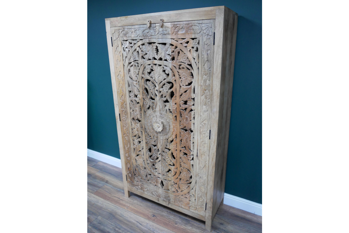 Large Carved Cabinet - 8168