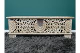 Carved Storage Bench - 8179