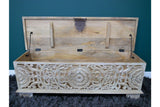 Carved Storage Bench