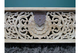Carved Storage Bench