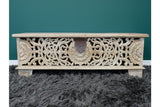 Carved Storage Bench