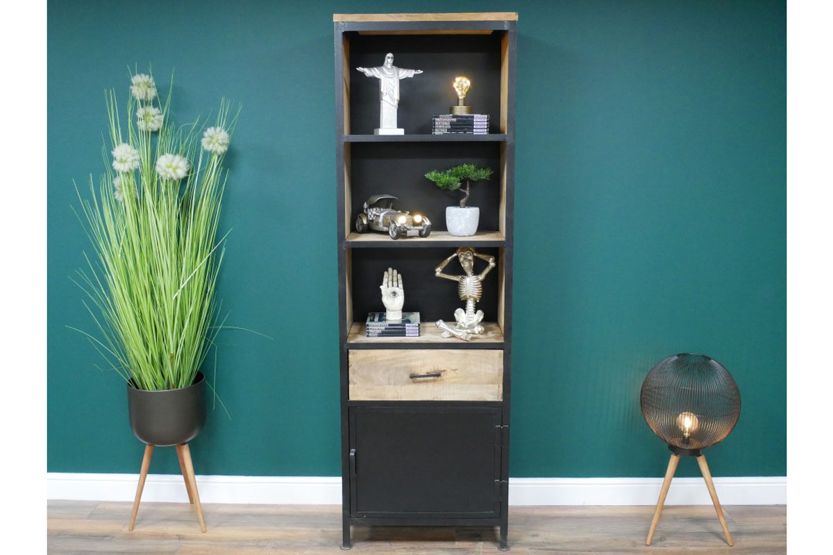 Large Industrial Bookcase / Shelves