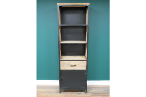 Large Industrial Bookcase / Shelves - 8181