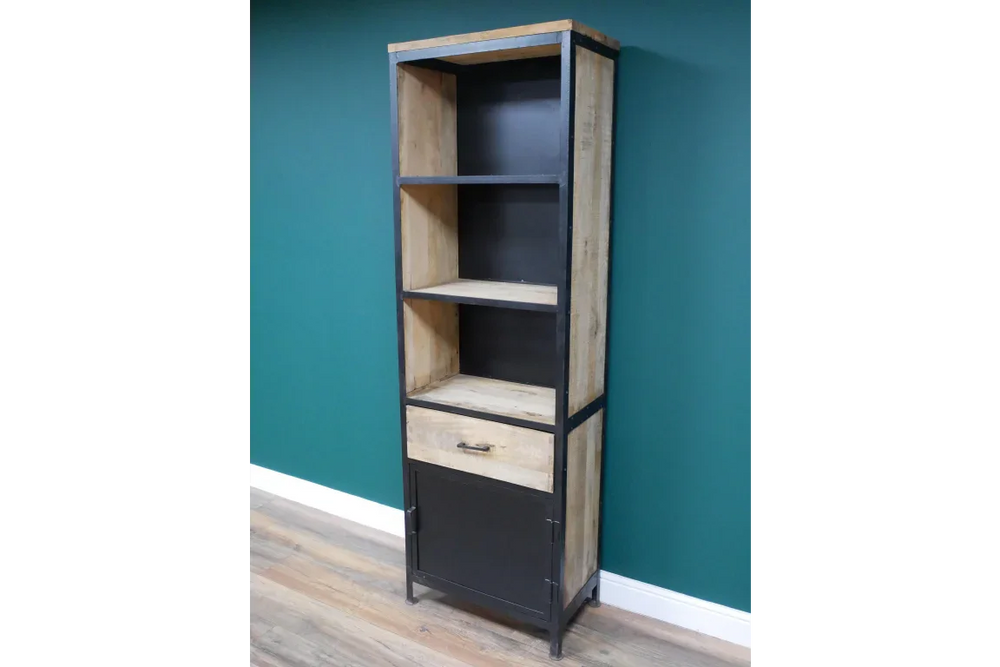 Large Industrial Bookcase / Shelves - 8181