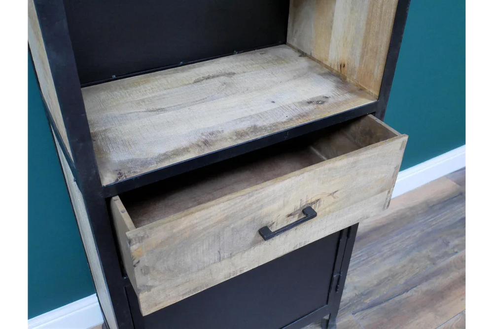 Large Industrial Bookcase / Shelves - 8181