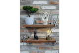 Set Of 2 Shelves With Shelf Sitter - 8257