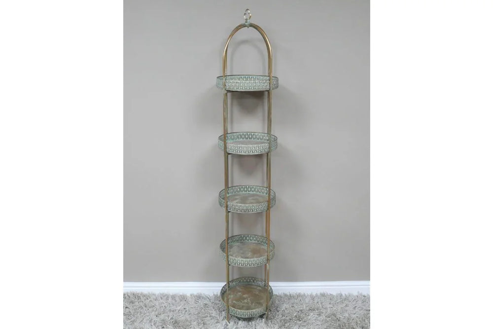 Moroccan Style 5 Tier Shelves