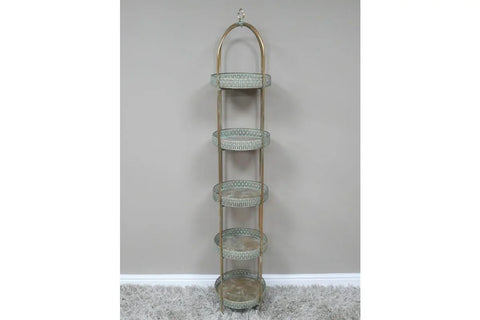 Moroccan Style 5 Tier Shelves